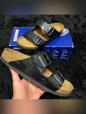 BIRKENSTOCK Arizona glittered gladiator sandals shoes women’s eur 40 new